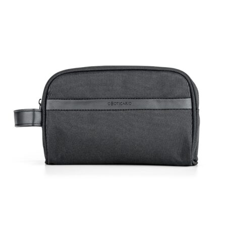 Nécessaire Preto Premium Com Alça O Boticário